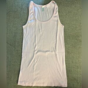 J. Crew ribbed tank, blush pink, size medium.